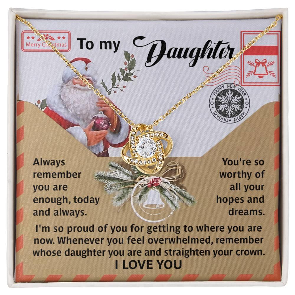 Gift for Daughter - All Your Hopes - Love Knot Pendant Necklace - Mallard Moon Gift Shop