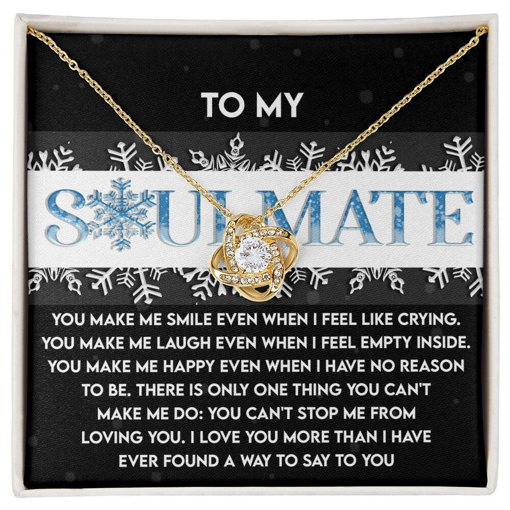 Gift for Soulmate - Loving You - Love Knot Pendant Necklace - Mallard Moon Gift Shop