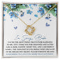 Apology Gift for Girlfriend, Wife, Soulmate - Sorry, More Than Anything - Love Knot Pendant Necklace - Mallard Moon Gift Shop