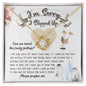 Apology Gift for Girlfriend, Wife, Soulmate - Sorry, Precious Soul - Love Knot Pendant Necklace - Mallard Moon Gift Shop