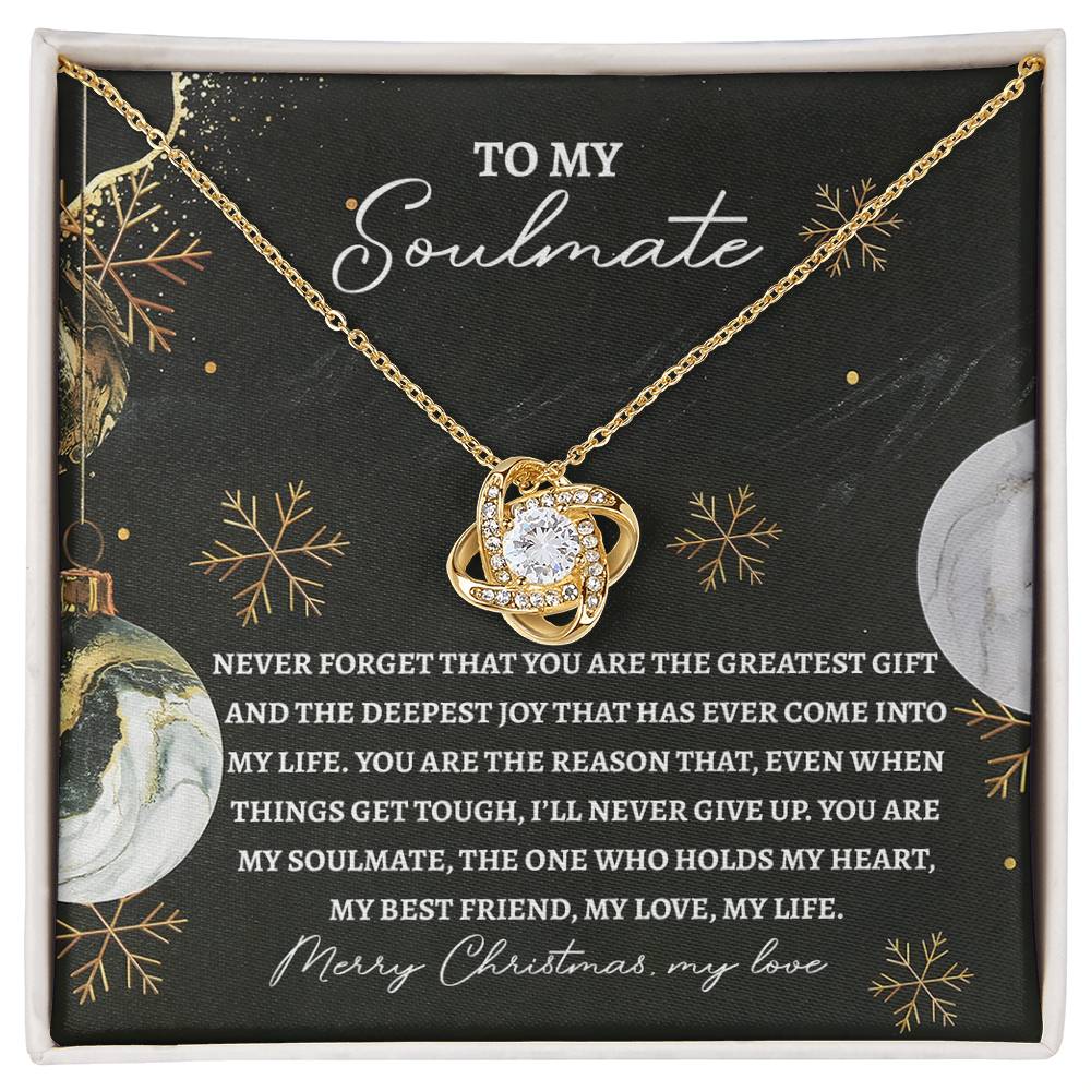 Gift for Soulmate - Greatest Gift - Love Knot Pendant Necklace - Mallard Moon Gift Shop