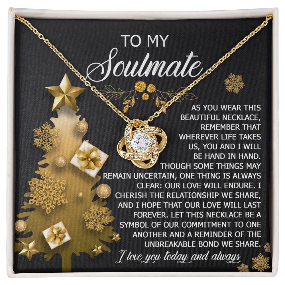 Gift for Soulmate - Be A Symbol - Love Knot Pendant Necklace - Mallard Moon Gift Shop