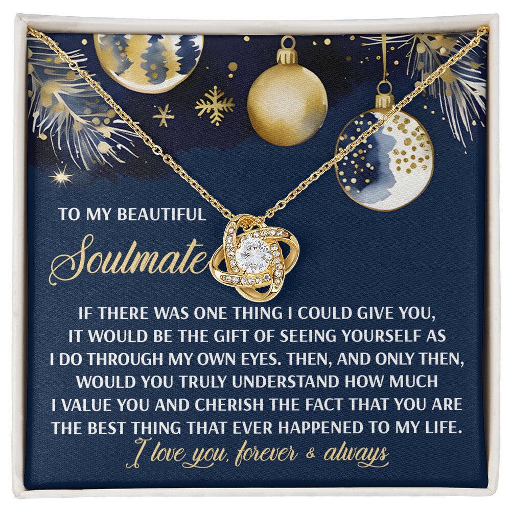 Gift for Soulmate - One Thing - Love Knot Pendant Necklace - Mallard Moon Gift Shop