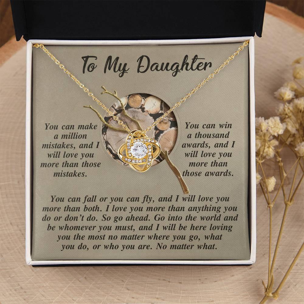 Gift for Daughter - A Thousand Awards - Love Knot Pendant Necklace - Mallard Moon Gift Shop