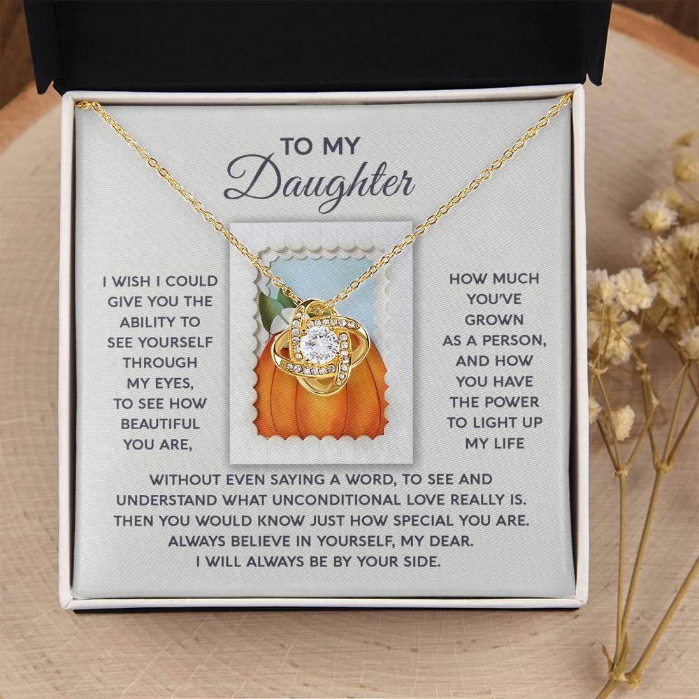 Gift for Daughter - How Special - Love Knot Pendant Necklace - Mallard Moon Gift Shop