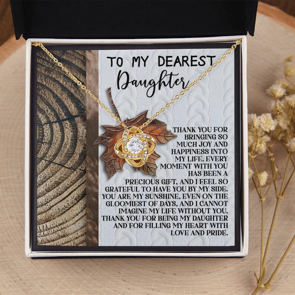 Gift for Daughter - Love And Pride - Love Knot Pendant Necklace - Mallard Moon Gift Shop