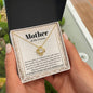 Gift for Mother of the Groom You Have Given Me a Gracious Man Love Knot Pendant Necklace - Mallard Moon Gift Shop