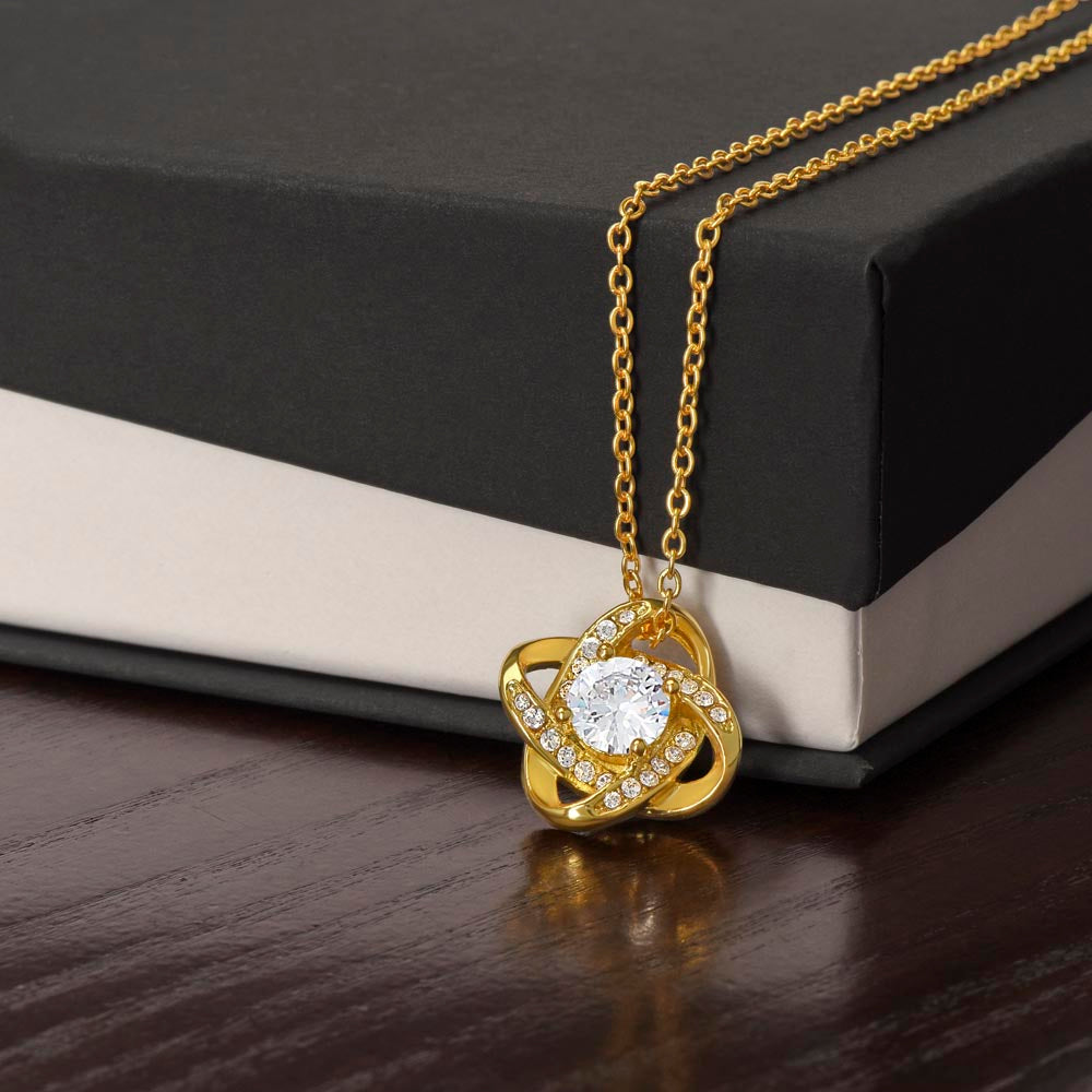 Gift for Soulmate - Knight in Shining Armor - Love Knot Necklace - Mallard Moon Gift Shop