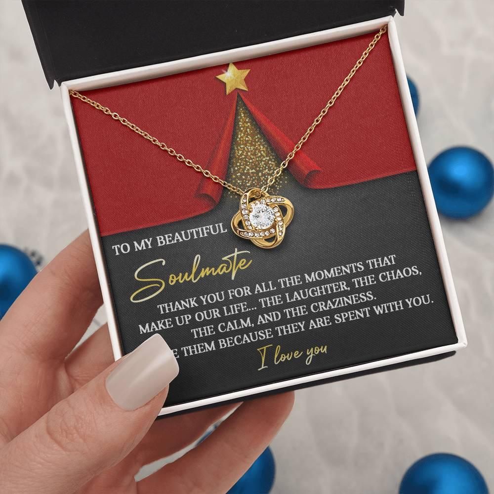 Gift for Soulmate - The Moments - Love Knot Pendant Necklace - Mallard Moon Gift Shop