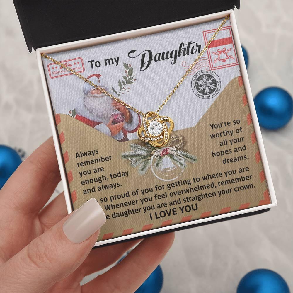 Gift for Daughter - All Your Hopes - Love Knot Pendant Necklace - Mallard Moon Gift Shop