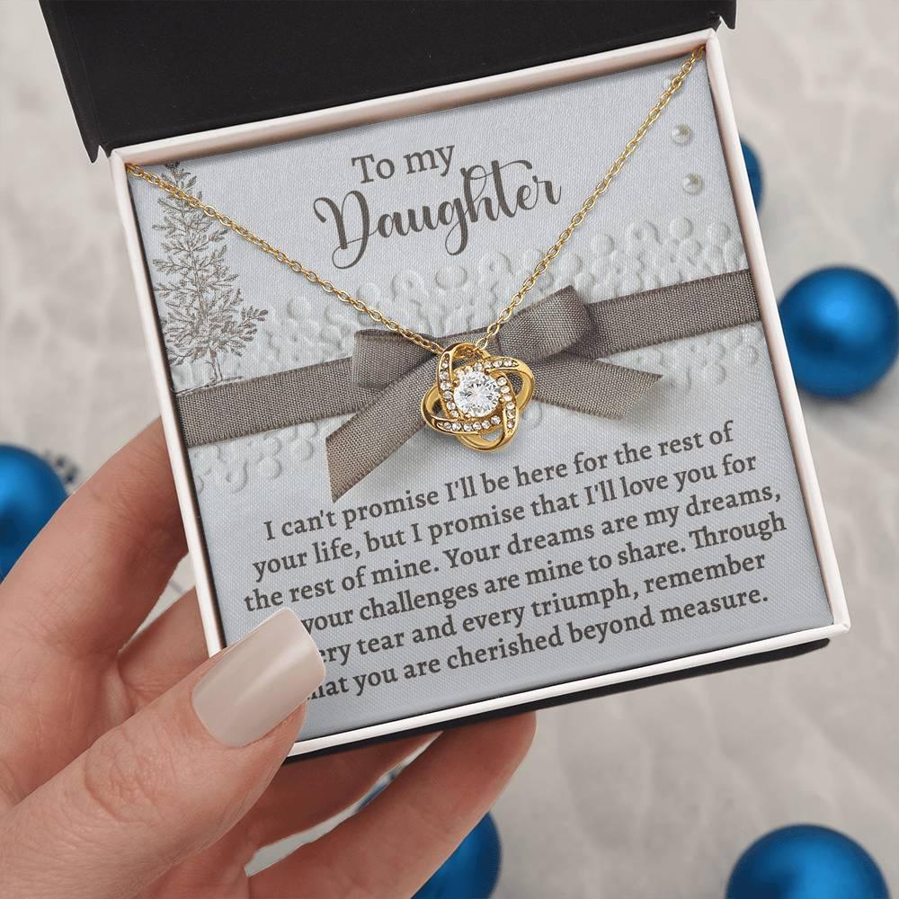 Gift for Daughter - Mine To Share - Love Knot Pendant Necklace - Mallard Moon Gift Shop