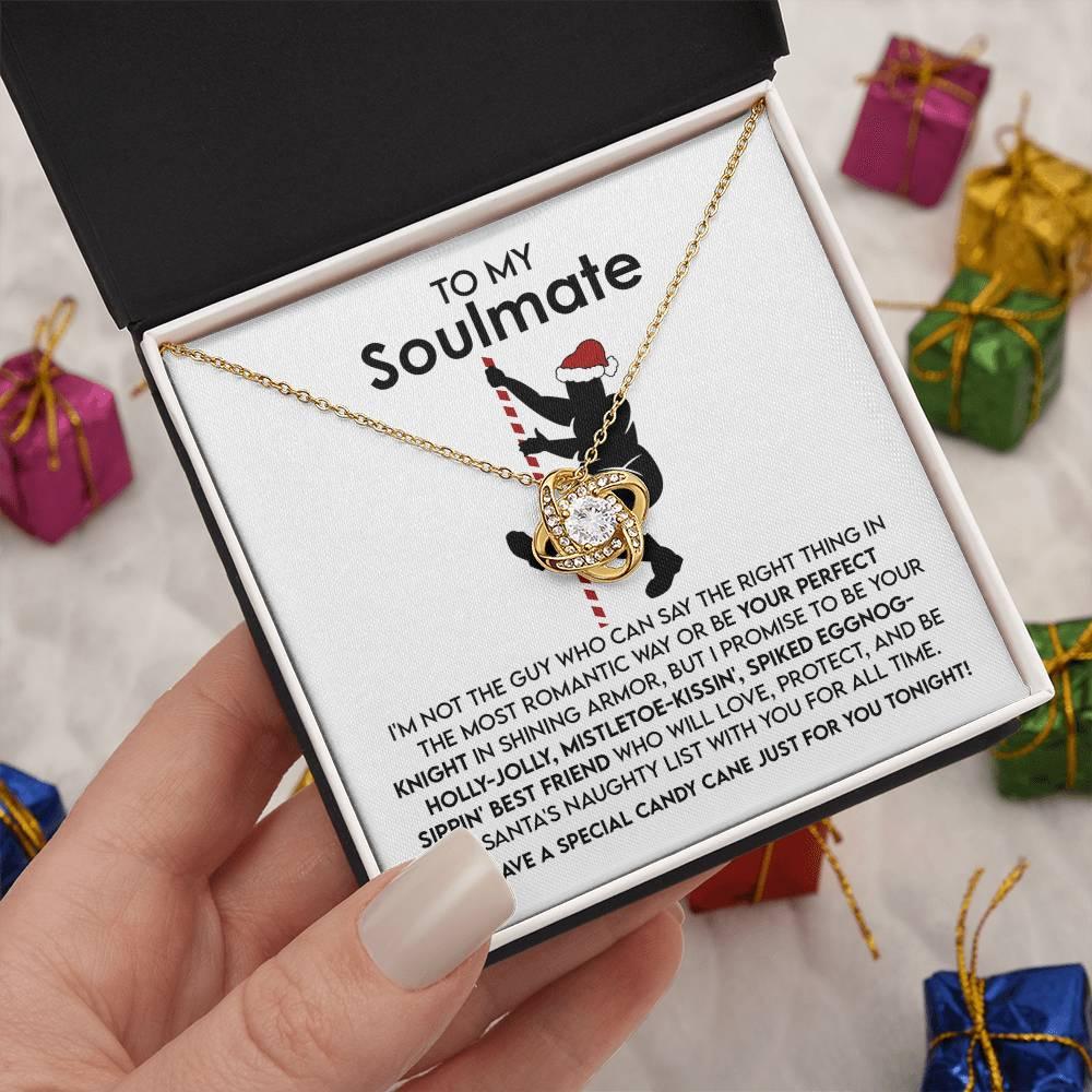 Gift for Soulmate - For All Time - Love Knot Pendant Necklace - Mallard Moon Gift Shop
