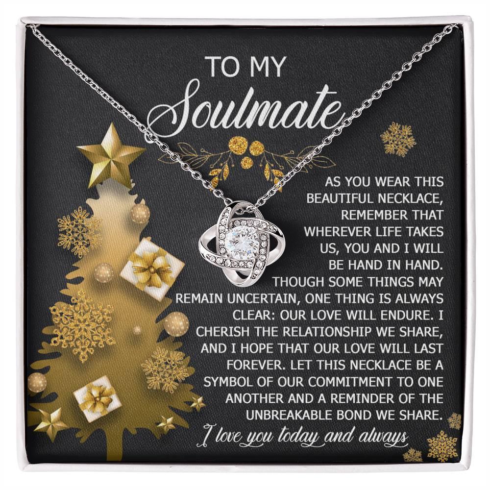 Gift for Soulmate - Be A Symbol - Love Knot Pendant Necklace - Mallard Moon Gift Shop