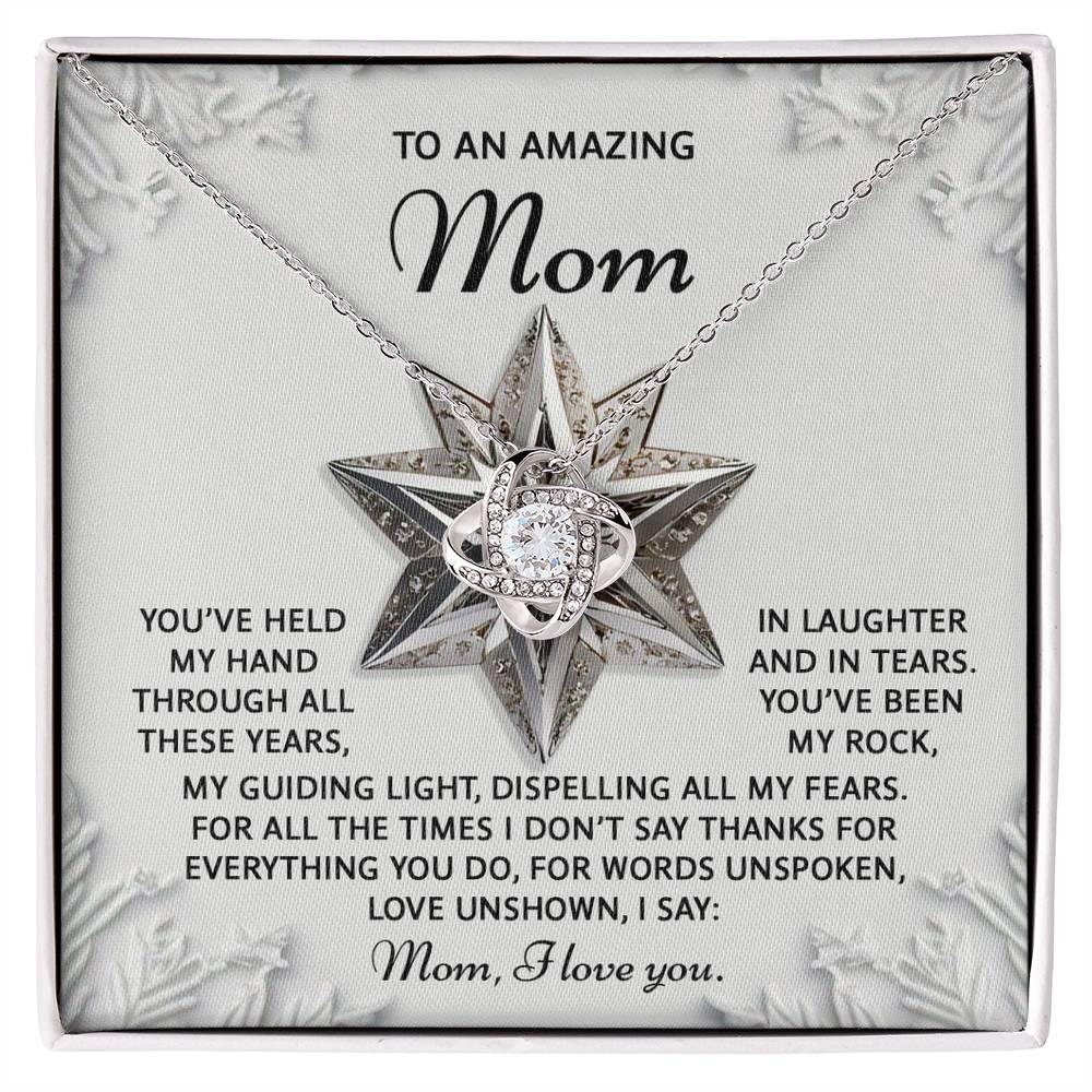 Gift for Mom - Love Unshown - Love Knot Pendant Necklace - Mallard Moon Gift Shop