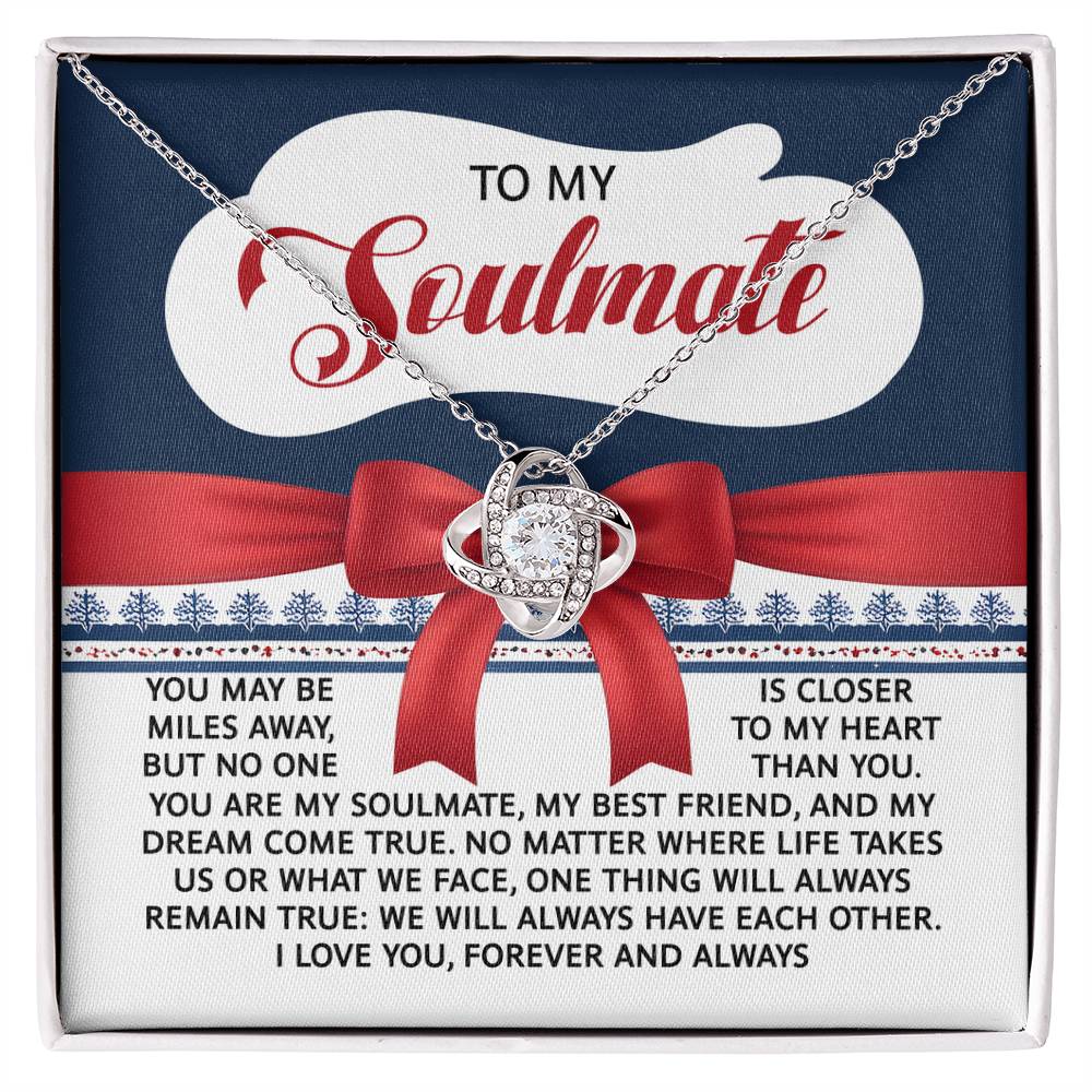 Gift for Soulmate - Have Each Other - Love Knot Pendant Necklace - Mallard Moon Gift Shop