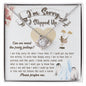 Apology Gift for Girlfriend, Wife, Soulmate - Sorry, Precious Soul - Love Knot Pendant Necklace - Mallard Moon Gift Shop