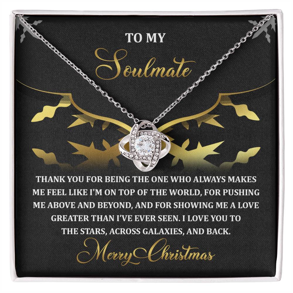 Gift for Soulmate - A Love - Love Knot Pendant Necklace - Mallard Moon Gift Shop