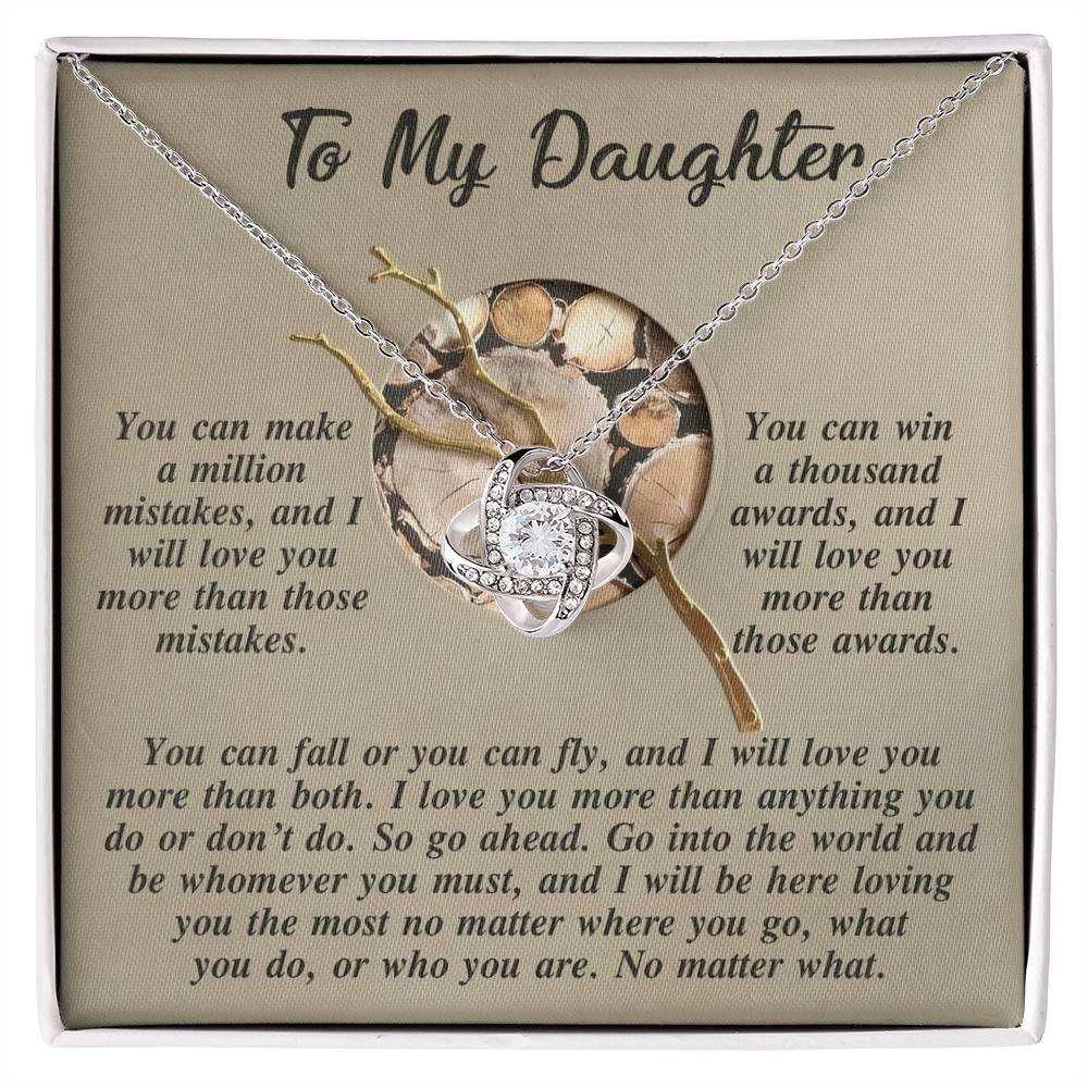 Gift for Daughter - A Thousand Awards - Love Knot Pendant Necklace - Mallard Moon Gift Shop