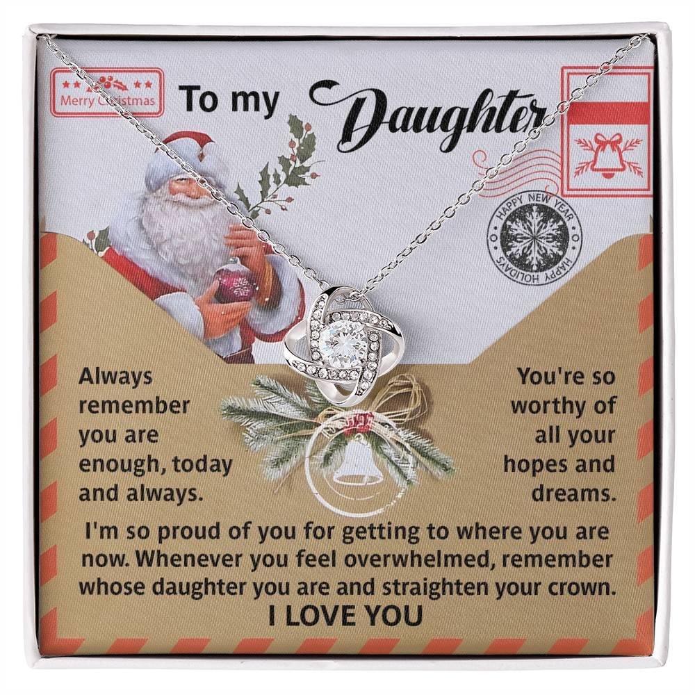 Gift for Daughter - All Your Hopes - Love Knot Pendant Necklace - Mallard Moon Gift Shop