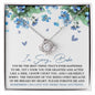 Apology Gift for Girlfriend, Wife, Soulmate - Sorry, More Than Anything - Love Knot Pendant Necklace - Mallard Moon Gift Shop