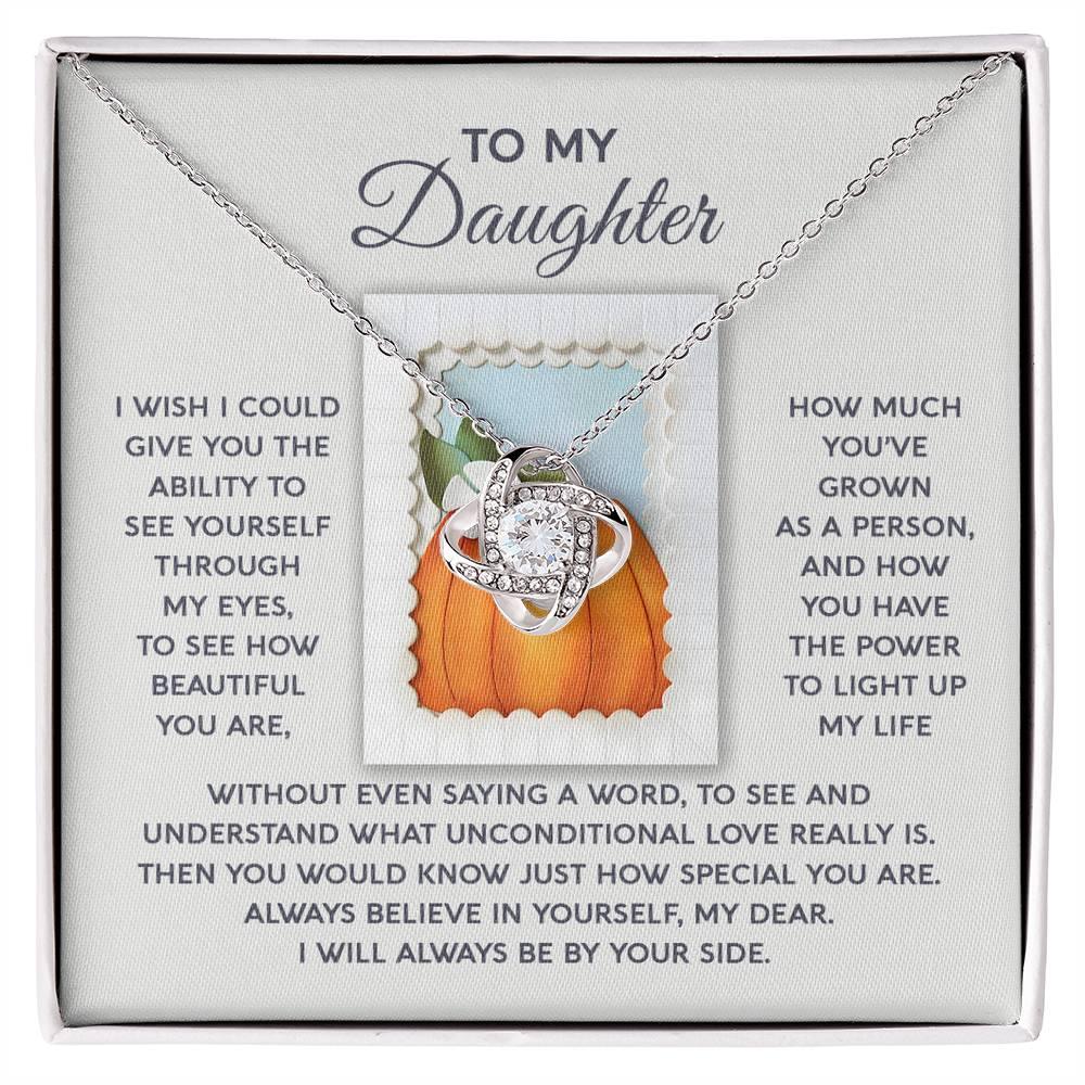 Gift for Daughter - How Special - Love Knot Pendant Necklace - Mallard Moon Gift Shop