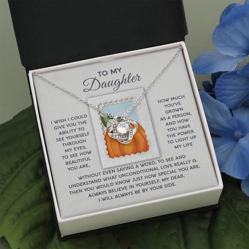 Gift for Daughter - How Special - Love Knot Pendant Necklace - Mallard Moon Gift Shop