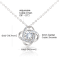 Gift for Mother of the Groom You Have Given Me a Gracious Man Love Knot Pendant Necklace - Mallard Moon Gift Shop