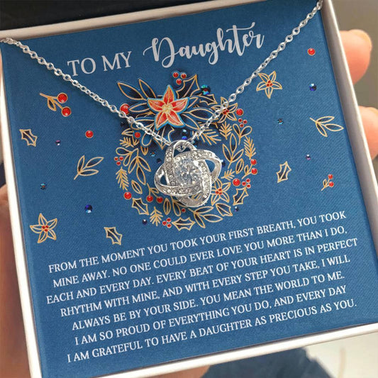 Gift for Daughter - Perfect Rhythm - Love Knot Pendant Necklace - Mallard Moon Gift Shop