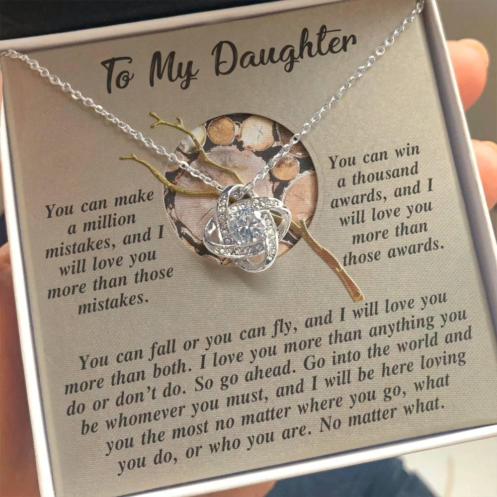 Gift for Daughter - A Thousand Awards - Love Knot Pendant Necklace - Mallard Moon Gift Shop