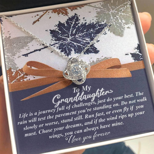 Gift for Granddaughter - Have Mine - Love Knot Pendant Necklace - Mallard Moon Gift Shop