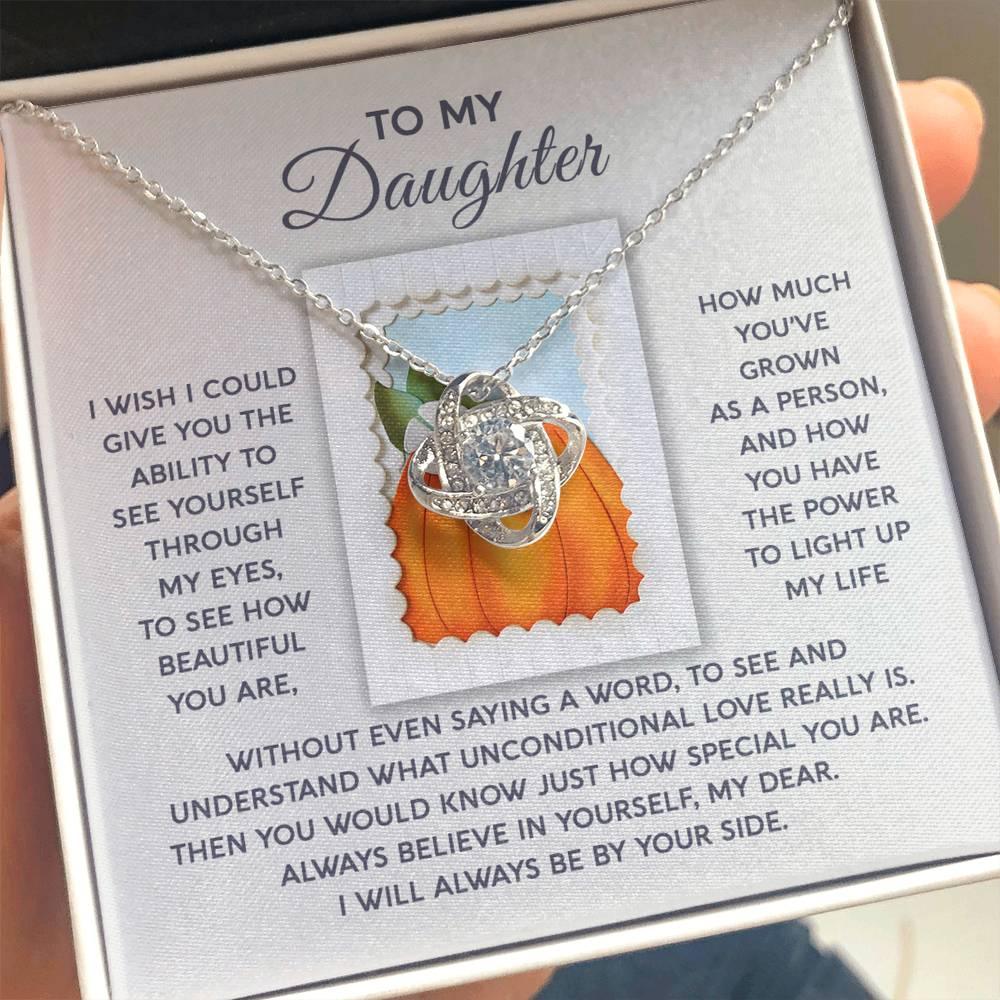 Gift for Daughter - How Special - Love Knot Pendant Necklace - Mallard Moon Gift Shop