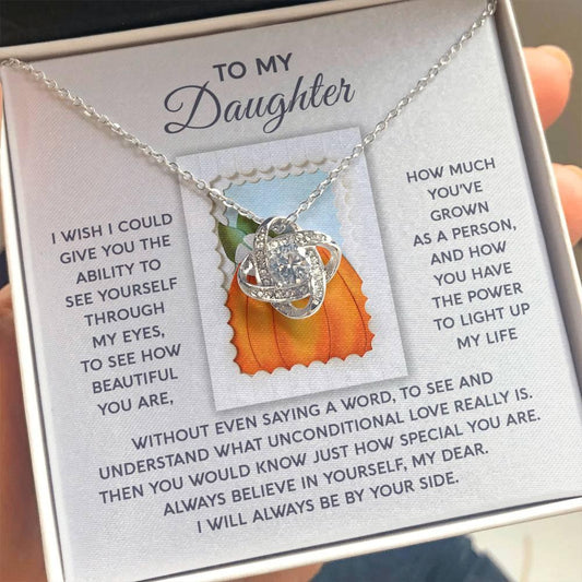 Gift for Daughter - How Special - Love Knot Pendant Necklace - Mallard Moon Gift Shop