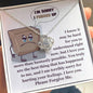 Apology Gift for Girlfriend, Wife, Soulmate - Sorry, The Best Thing - Love Knot Pendant Necklace - Mallard Moon Gift Shop
