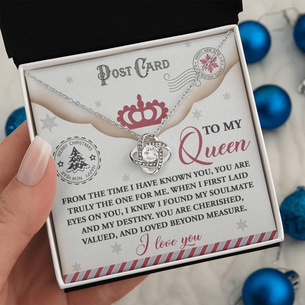 Gift for Soulmate - The One - Love Knot Pendant Necklace - Mallard Moon Gift Shop