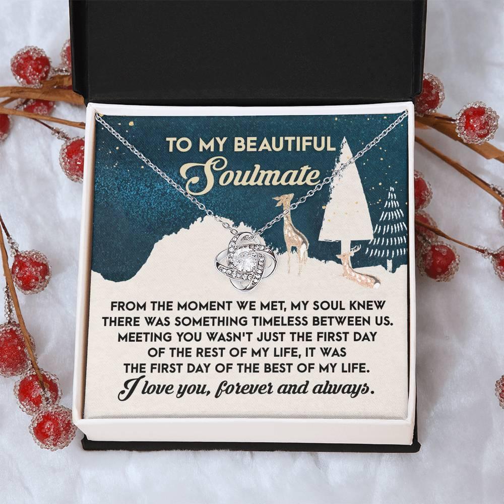 Gift for Soulmate - Between Us - Love Knot Pendant Necklace - Mallard Moon Gift Shop