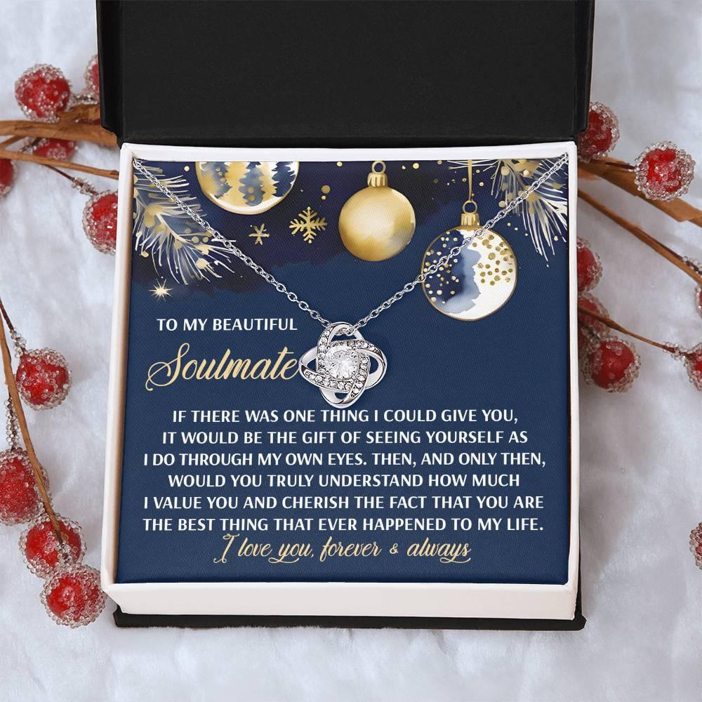 Gift for Soulmate - One Thing - Love Knot Pendant Necklace - Mallard Moon Gift Shop