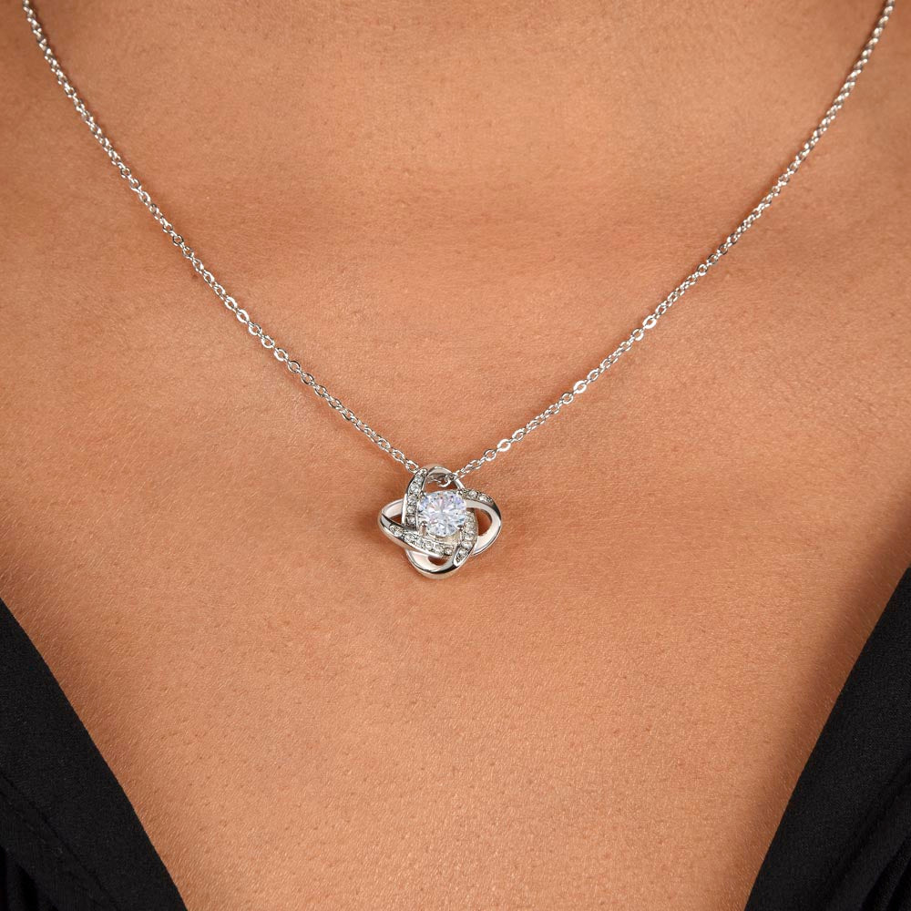 Gift for Soulmate - Knight in Shining Armor - Love Knot Necklace - Mallard Moon Gift Shop