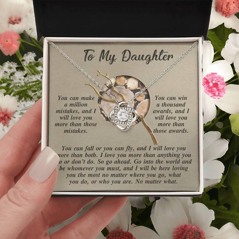 Gift for Daughter - A Thousand Awards - Love Knot Pendant Necklace - Mallard Moon Gift Shop