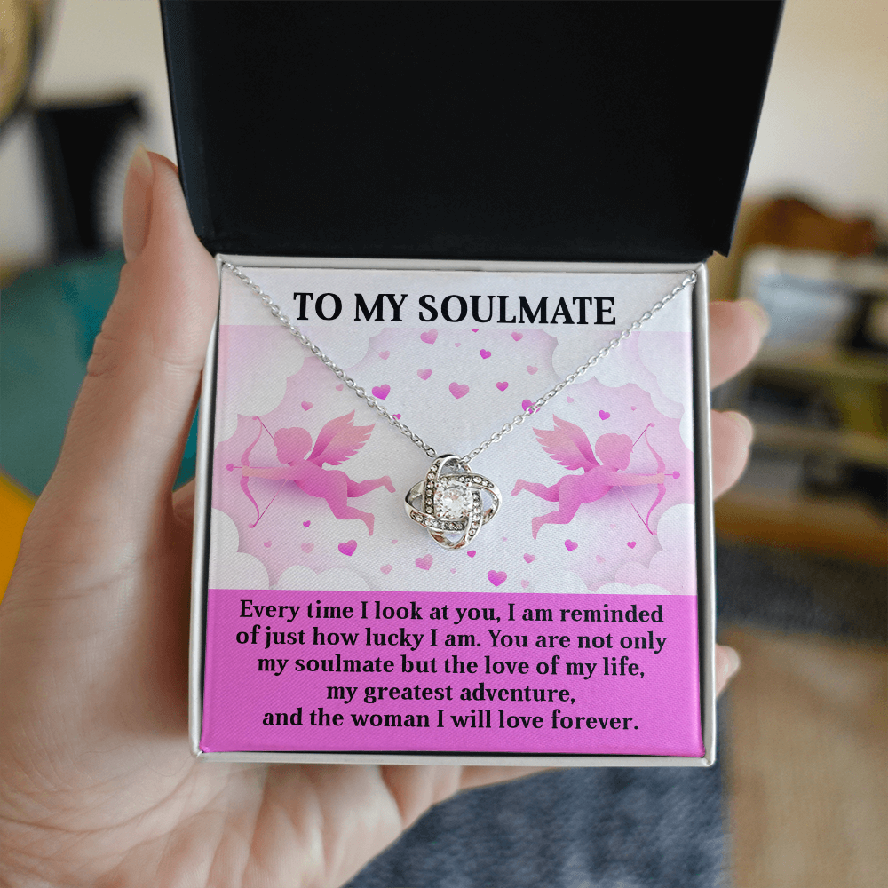 Romantic Soulmate Love Knot Necklace – Celebrate Your Greatest Adventure Together - Mallard Moon Gift Shop