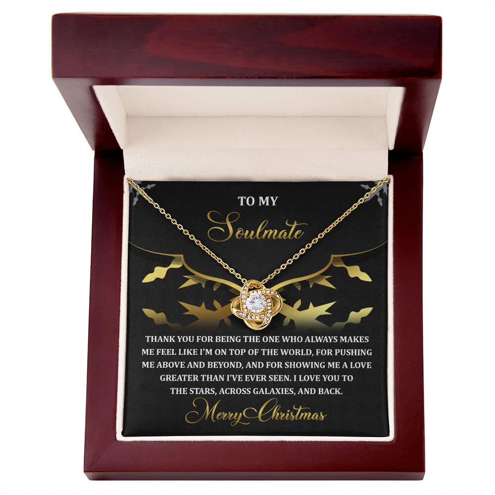 Gift for Soulmate - A Love - Love Knot Pendant Necklace - Mallard Moon Gift Shop