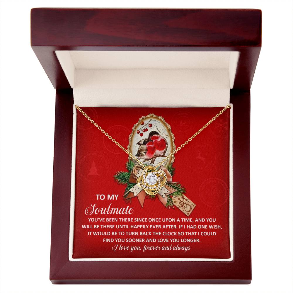 Gift for Soulmate - Once Upon - Love Knot Pendant Necklace - Mallard Moon Gift Shop