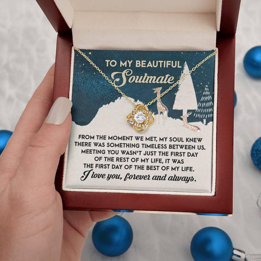 Gift for Soulmate - Between Us - Love Knot Pendant Necklace - Mallard Moon Gift Shop