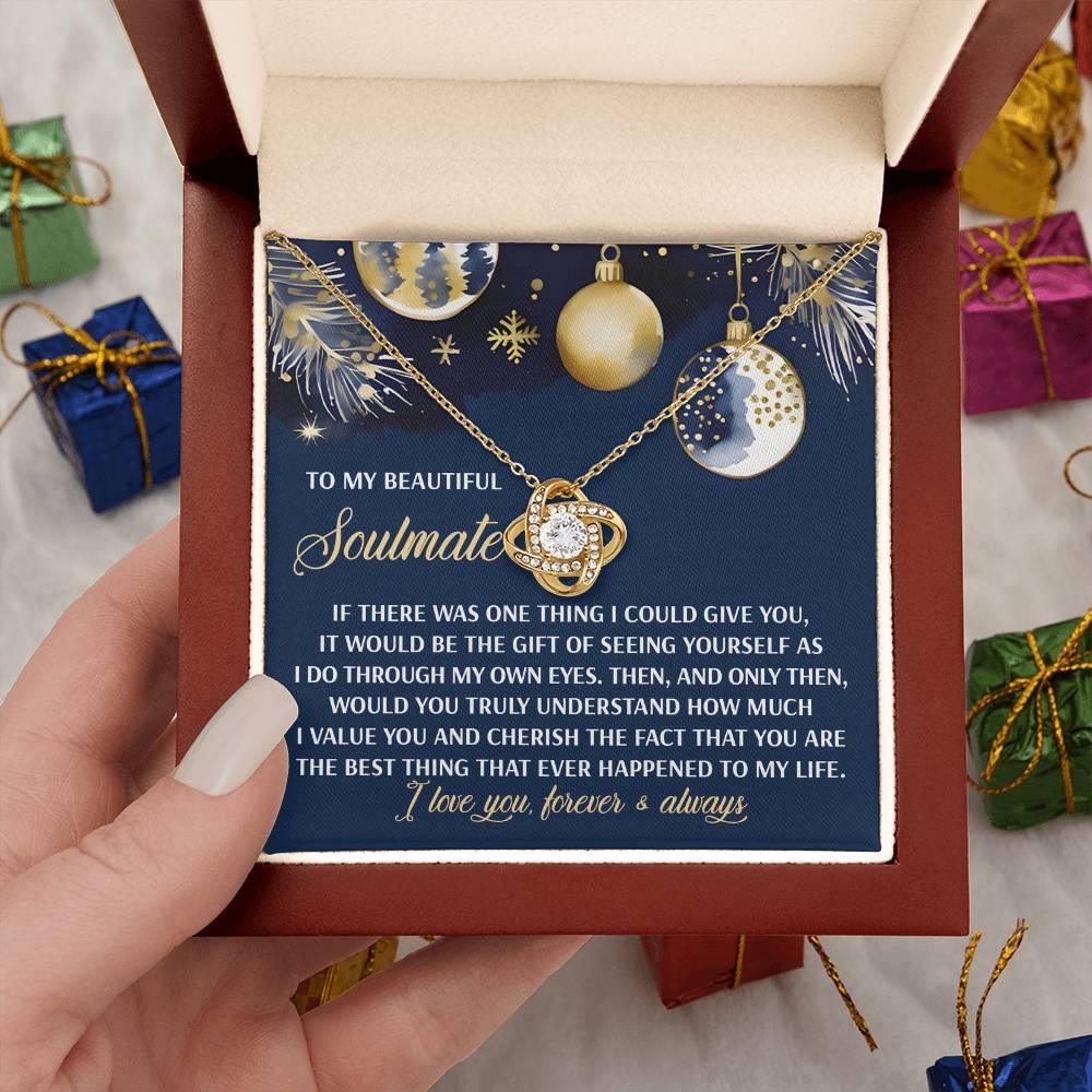 Gift for Soulmate - One Thing - Love Knot Pendant Necklace - Mallard Moon Gift Shop