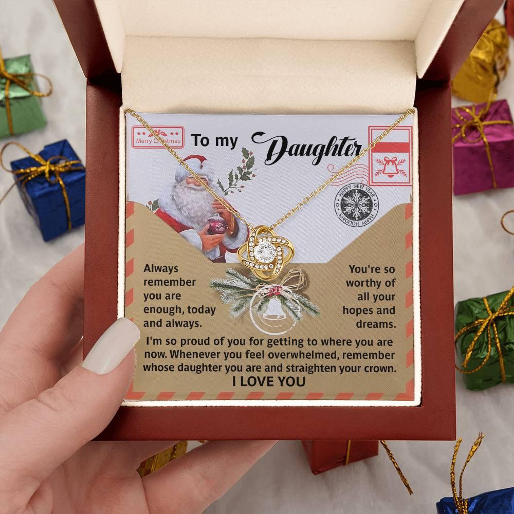 Gift for Daughter - All Your Hopes - Love Knot Pendant Necklace - Mallard Moon Gift Shop