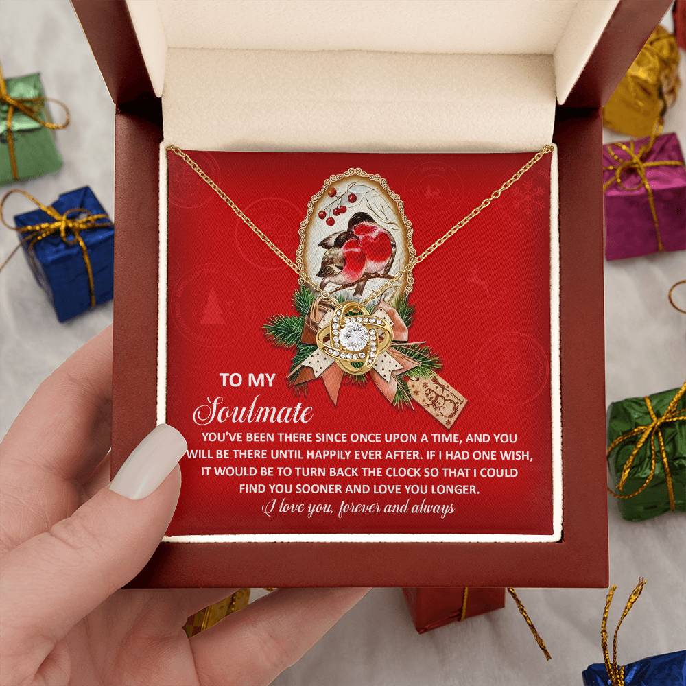 Gift for Soulmate - Once Upon - Love Knot Pendant Necklace - Mallard Moon Gift Shop