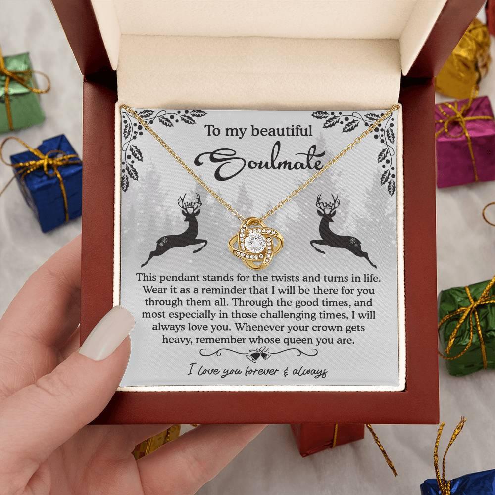 Gift for Soulmate - A Reminder - Love Knot Pendant Necklace - Mallard Moon Gift Shop