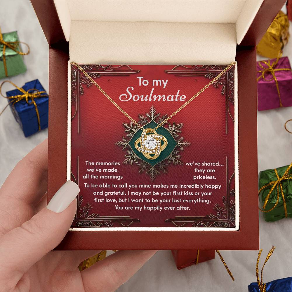 Gift for Soulmate - The Memories - Love Knot Pendant Necklace - Mallard Moon Gift Shop