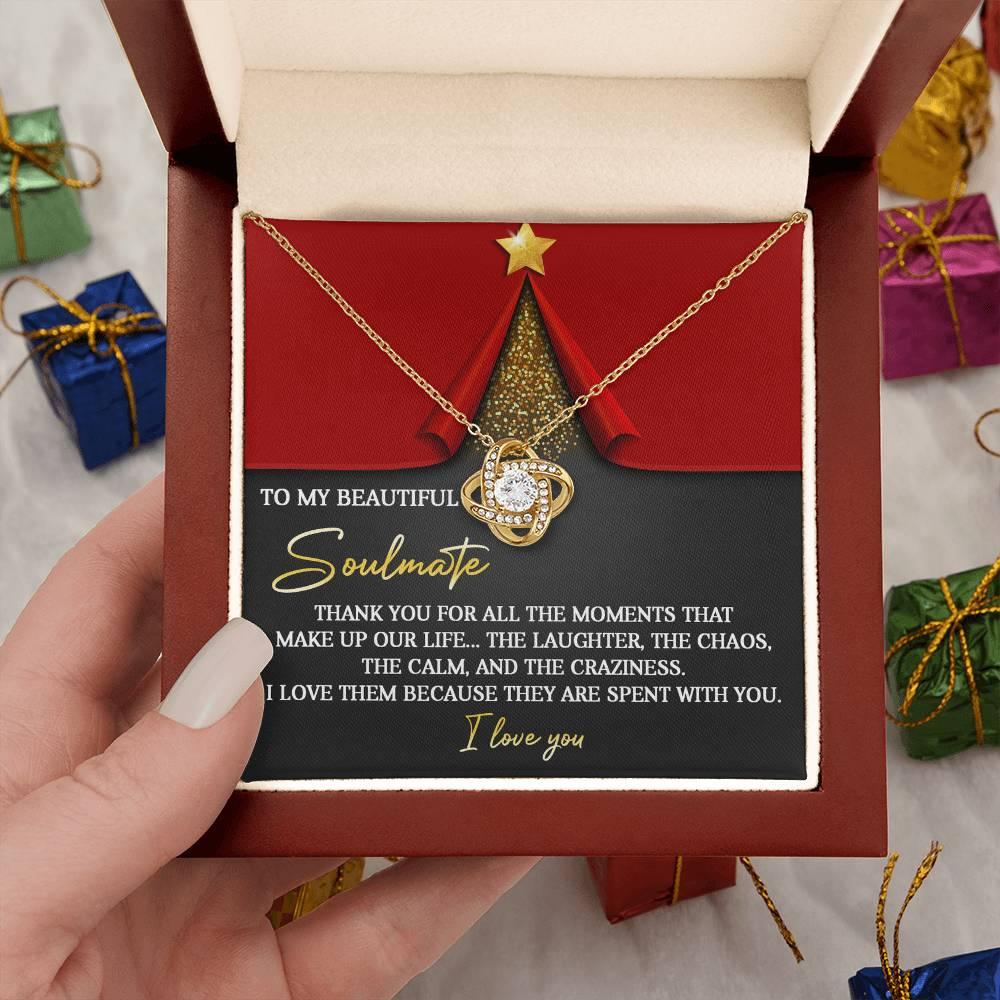 Gift for Soulmate - The Moments - Love Knot Pendant Necklace - Mallard Moon Gift Shop