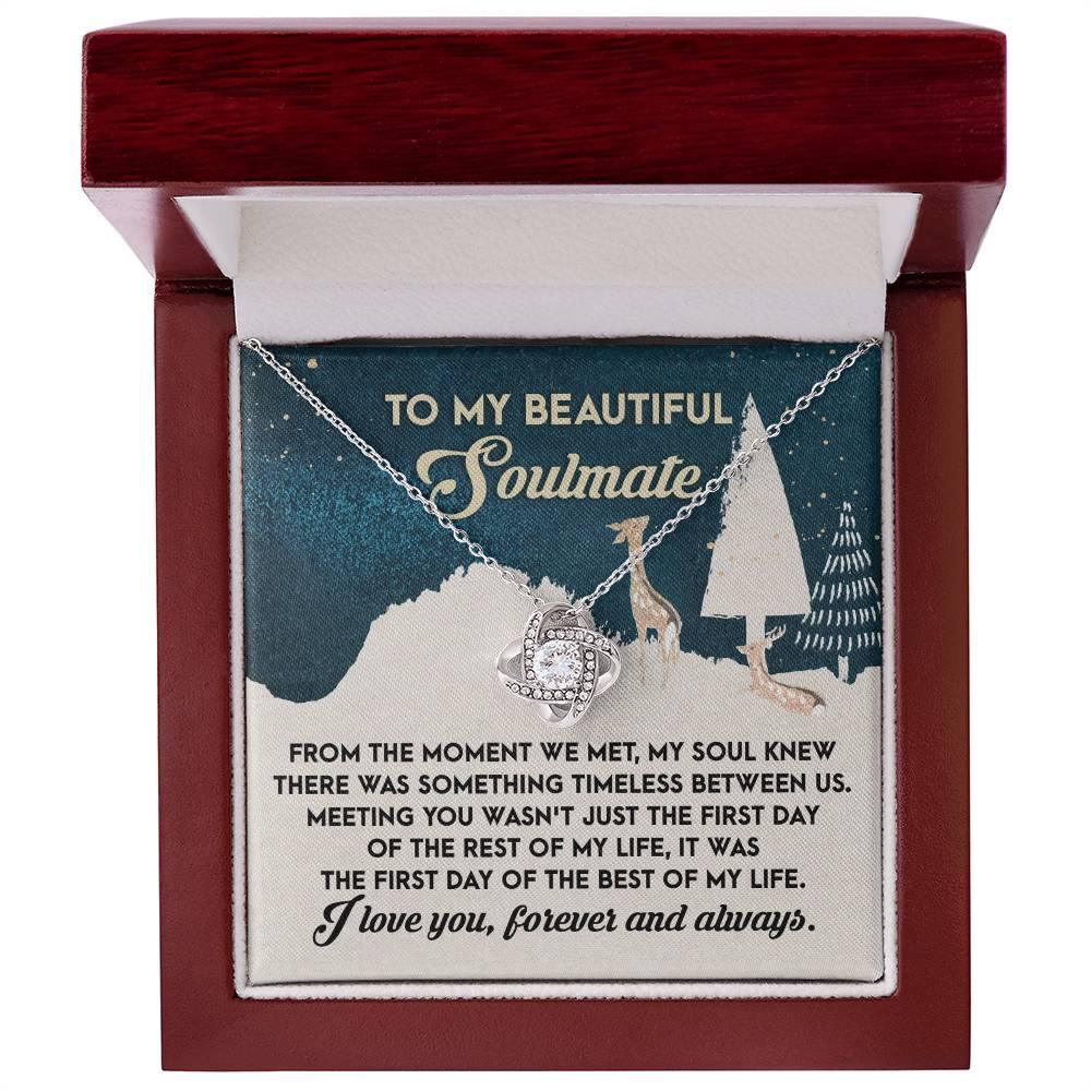 Gift for Soulmate - Between Us - Love Knot Pendant Necklace - Mallard Moon Gift Shop