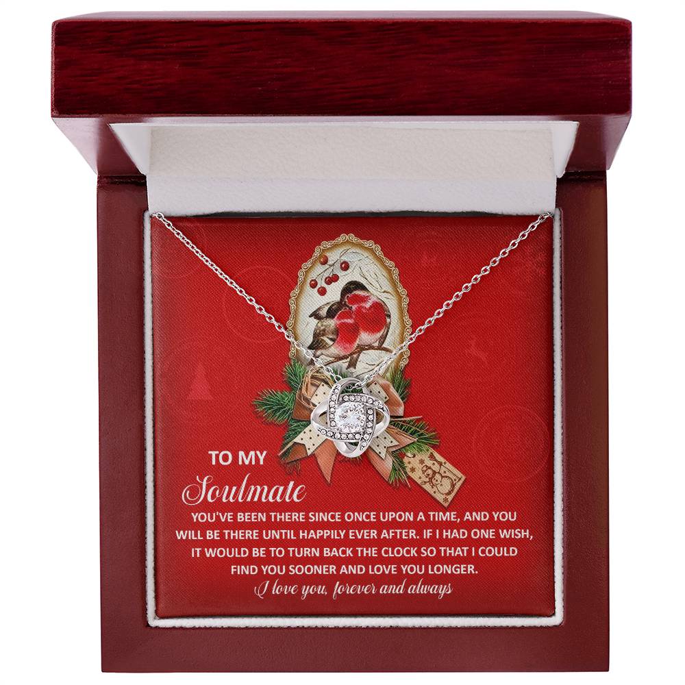 Gift for Soulmate - Once Upon - Love Knot Pendant Necklace - Mallard Moon Gift Shop